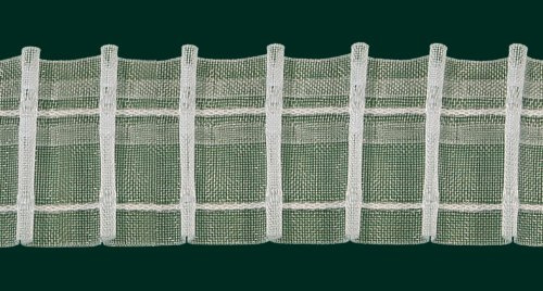 Ruther & Einenkel Gardinenband, PES, halbtransparent, 1 Stück (1er Pack)