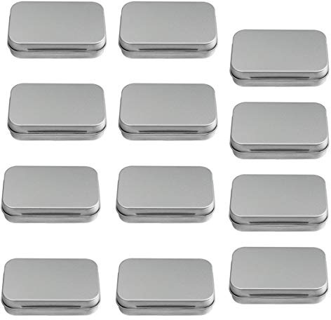rosenice Metall Boxen 12 Stück Kleine Aufbewahrungsbox Für Kleinteile Mit Deckel Multifunktionale Metallbox Mini Für Küche Haushalt Organisation