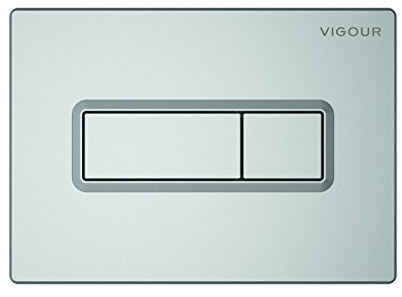 Vigour VIS Betätigungsplatte TEES Drückerplatte für WC Vorwandelement Conel (seidenmatt)