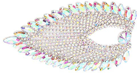 Strass-Kette, Kette Pferdeauge Strasssteine, Pferd Auge Applique Kette Dekorative, Strass Ketten Bling Diamond Trim Ribbon Für Kleidung Kleid Geldbörse Handtasche