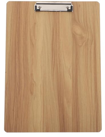 TEHAUX Portable Wooden Drawing Board 15.7X11.4 Inch with Metal Clip for Artists Indoor Outdoor Sketch Board