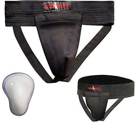 VADER SPORTS EST.2001 WITH YOU ALL THE WAY Kampfsport-Training, Leisten-/Bauchschutz, männlich, Cricket-Guard für Kinder