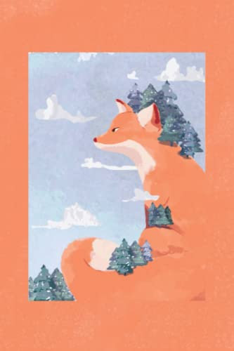 Fuchs Notizbuch, Fuchsige Gedanken: Mein persönliches Notizbuch für Ideen, Inspirationen und Gedanken mit wunderschönen Fuchsmotiv: Notizbuch Fuchs 120 linierte Seiten, Größe 15.24 x 22.86 cm