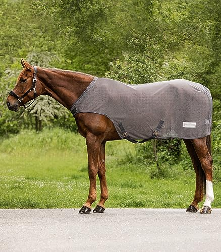Waldhausen Fliegen-Führmaschinendecke Comfort, grau, 145 cm