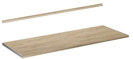 Vicco Plan de Travail Cuisine R-Line, Chêne de Force doré, 160cm, adapté au Montage sur des Meubles Bas et des Plans de Travail