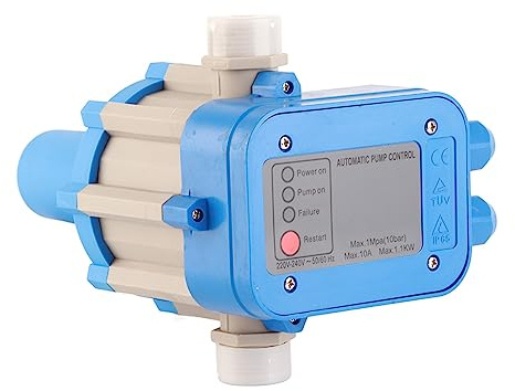 Generic Blue Metal & Plastic Submersible Pressure Switch Pump Switch 10 Bar 220V~