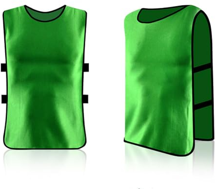 Blissbuilt 12er Set Fußball Trainingsweste,Team-Übungswesten,Atmungsaktiv Erwachsene Trikots Lätzchen,Sport Trikot Leibche,Multifarbige Trainingswesten,für Anfänger,Jugendliche und Erwachsene
