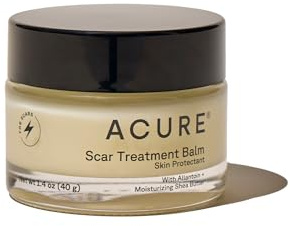 Acure Scar Treatment Balm, Nourishing Cream for New & Old Scars - 1.4 oz