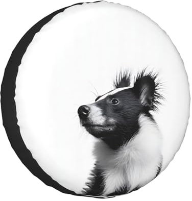 Skunk Print Wheel Protective Cover, Spare Tire Cover Universal Wheel Tire Cover Waterproof For Car Uv Suv Vehicle Truck 14 Inch