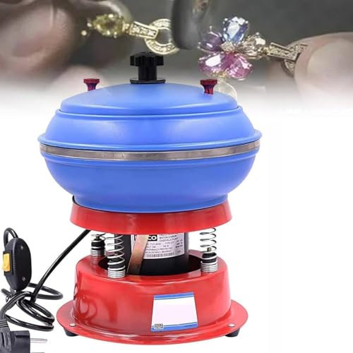 FANYING 8 Pollici Elettrico Vibrante buratto Vibrante Roccia buratto Ciotola buratto lucidatura Macchina lucidatura Vibrazione Gioielli Macchina lucidatrice, buratto Magnetico lucidatrice Gioielli