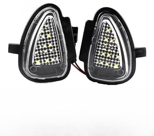 Frecce Dinamiche,Indicatori di Direzione 2 lampadine LED bianche sotto lo specchio for la luce di pozzanghera adatte for VW Golf GTi MK6 6 MKVI 2010-2014