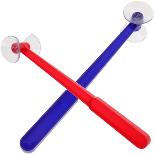 SUPVOX Jouet Marteau Ventouse Double Face 2 PièCes Jeu De Martelage en Plastique pour Enfants Jouet D'ÉVeil Et Activité RéCréAtive Couleurs Assorties 9.06X1.38X0.67In