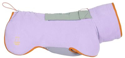Woolly Wolf Alpha 360 Fleece Hundepullover für große Hunde Gr. 70 Lavendel - Flauschig-Warmer Hundepulli für kalte Tage mit Verstellbarer Passform, 100% recycelte Materialien