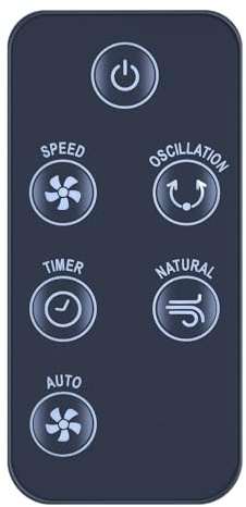 CLVIZCXOM Ventilatore telecomando adatto per ventilatore Rowenta Urban Cool VU6720F0