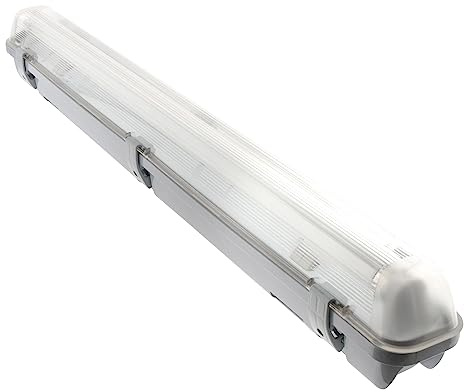 Zenitech - Reglette fluorescente stagna in PC IP65 T8 A2 - 58W