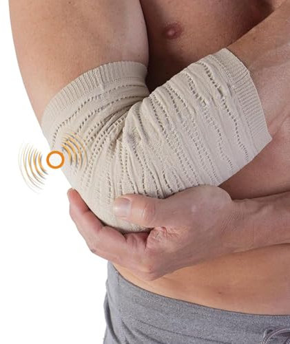Spikenergy Gomitiera Per Epicondilite Elettro Magnetoterapia - Fascia Gomito Tennista, Per Tendinite, Infiammazioni, Dispositivo Medico Detraibile - Made in Italy