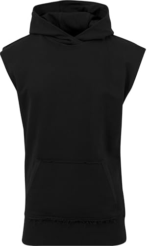 Urban Classics Sweat À Capuche sans Manches Homme Sweat-Shirt à Capuche Noir