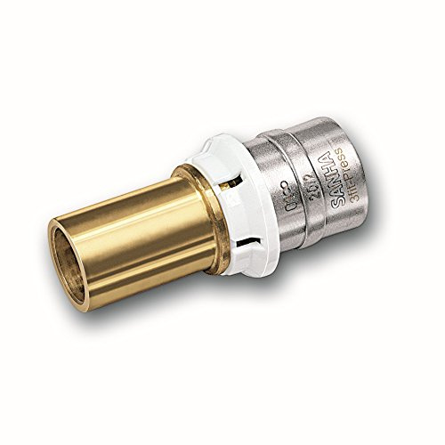 Alu-Verbundrohr Pressfitting bleifrei SANHA Übergangsmuffe auf Kupfer 16 x 12 mm