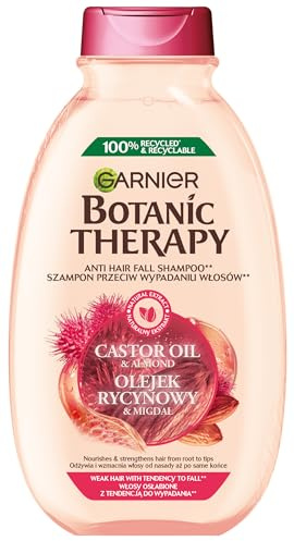Garnier, Botanic Therapy Shampoo Stärkt Sprödes Haar Rizinusöl Und Mandel 400 ml, 1 stück