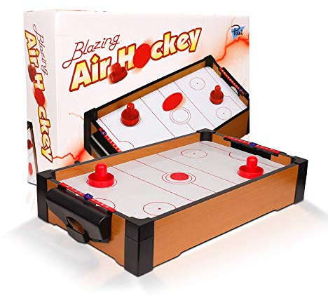 Point Games Mini Air Hockey Table for Kids - Hockey Table Game - Arcade & Table Games - Air Hockey Pucks and Paddles - Portable Sport Hockey for Boys and Girls