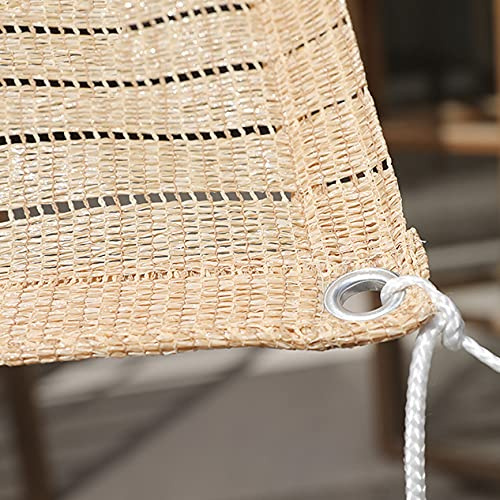 Toldo Vela de Protección Solar, Rectangular con Bloque UV, para Patio, Jardín Al Aire Libre, Ligero, Beige, 3x4m