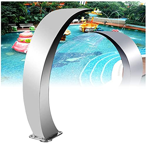 Fontaine De Piscine - En Acier Inoxydable - Cascade D'eau - Pour La Douche Dans La Piscine En Été - Petit Bassin Décoratif Dans Le Jardin, Fête A