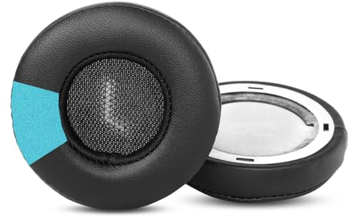 E45BT C45BT Ersatz-Ohrpolster, kompatibel mit JBL E35 E45 Kopfhörern | Ohrpolster mit hochdichtem Proteinleder, Geräuschisolierung, Memory-Schaum, Zubehör, Schwarz