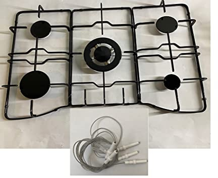 FIGEVIDA 5 CANDELETTE in ceramica per piano cottura a gas 5 fuochi E117 E206 per FRANKE TREND 801000028798