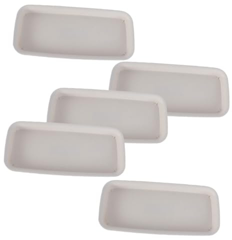 HAKIDZEL 5 Pz Vassoio per Fioriere Sottovaso per Piante in Plastica Piattino Rettangolare Vassoi per Piante in Vaso Vaschette per La Raccolta Dellacqua Portavaso per Fiori Bonsai
