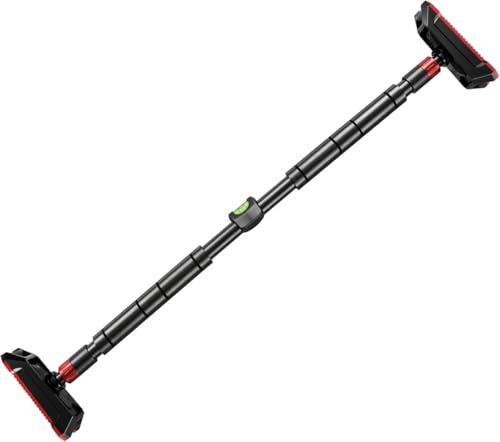 KAIDIDA Klimmzugstange für Türrahmen ohne Schrauben, verstellbar 70-160 cm, mit Nivellierinstrument, bis 200 kg belastbar – Profi Türreck für das Training zu Hause (121-160cm)