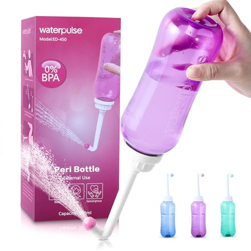Onegreen Bidet Portable pour Les Soins Post-Partum - Bidet de Voyage Vert 500 ML pour Toilettes au Royaume-Uni, Bidet Portable Upside Squirt - Lavage hygiénique Compressible pour Le périnée et la GRO