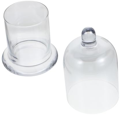 Cabilock Glass Candleholder Candle Cups for Candlesticks Candle Holder Elegant Decorative Bottle