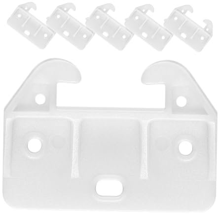 CIYODO Schubladenführungen and Vielseitiger Anwendung Kunststoff mit Erweiterter Haltbarkeit Weiße 6 Stück for Elegante Möbel and Home Decor