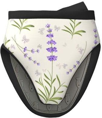 Modello lavanda, Mini guanti da forno in silicone, guanti da forno da cucina antiscivolo resistenti al calore