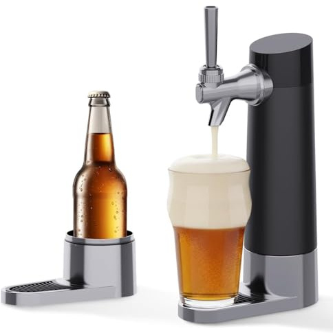 Sistema dispensador de cerveza de barril, Kegerator de cerveza Hombrew, vertido de barril y cubierta de espuma ultrafina, sistema dispensador portátil para el hogar, mini Kegerator adecuado para latas