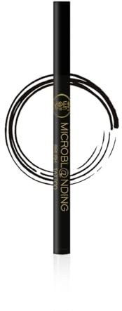 M@KEAPLAB Microblanding Brush Tattoo, Penna Sopracciglia Tre Punte, Waterproof, Effetto Microblading, 1 ml