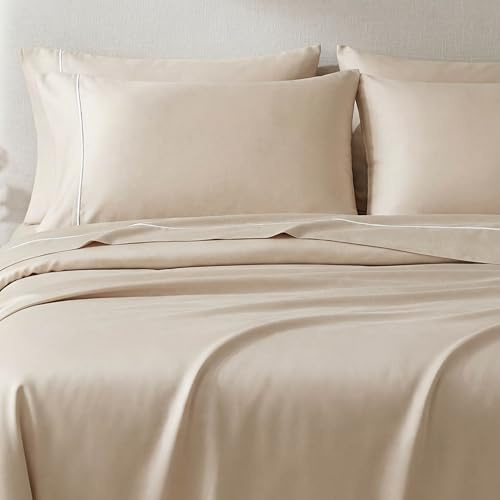 Antilo Sábanas Bambú 300 Hilos Efecto Seda, Frescas Verano, Cama 150/160