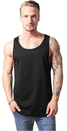 Urban Classics Jersey Big Tank Männer Tank-Top schwarz Basics, Streetwear