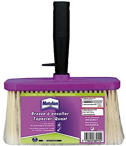 METYLAN Brosse à Encoller, pour étaler de façon homogène la colle papiers peints