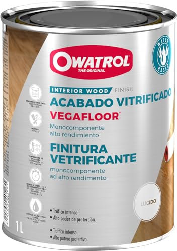 OWATROL - VEGAFLOOR MAT - Vitrificateur PU monocomposant incolore pour trafic normal - 1L