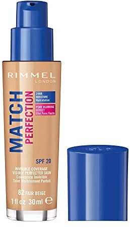 Rimmel London Match Perfection Base de maquillaje 82 Fair Beige 30 ml