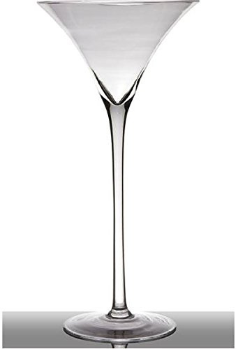 Hakbijl XL Martiniglas, Dekoglas auf Fuß H. 50cm D. 25cm transparent