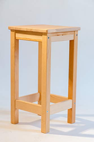 Blumenhocker Hocker Beistelltisch kernbuche massiv Holz 55 cm