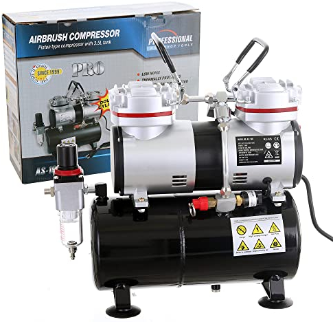 Aérographe et compresseur professionnels avec kit de ventilateur de refroidissement pour régulateur de filtre ŕ air de réservoir