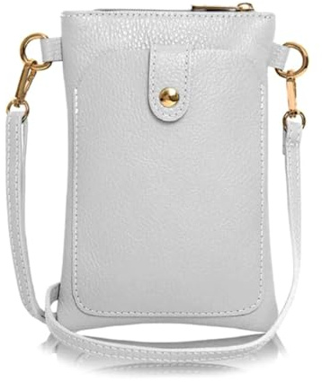 LeahWard Women's Genuine Leather Phone Holder Bag, Cross Body Bags