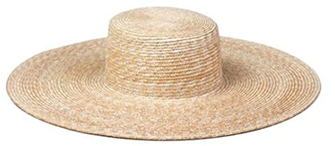 HHVDVCJK Chapeau de Paille à Grand Bord pour Femme Chapeau de Plage surdimensionné Chapeau de Protection UV