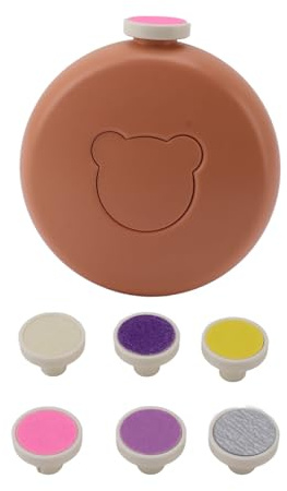 Baby-Nagelschneider, Elektrischer Baby-Nagelschneider mit Ersatzköpfen Baby Nagelfeilen Werkzeug für Neugeborene Kleinkinder Erwachsene (Rosa)