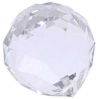 OSALADI Kristallkugel Anhänger 80mm Kristallglas Kronleuchterbeleuchtung Hängende Prismen Fensterdeko Für Zuhause Und Party