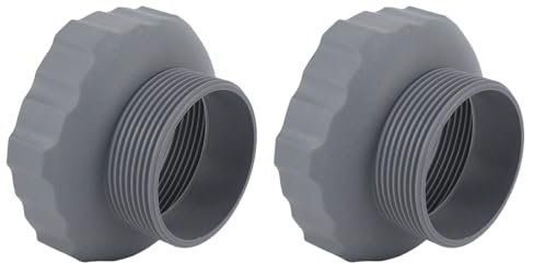 Pool Hose Adapter, 2PCS Above Ground Pool Skimmer Hose Adapter for Intex Wall Fittings, Durable and Easy to Install, Perfect Pool Accessory