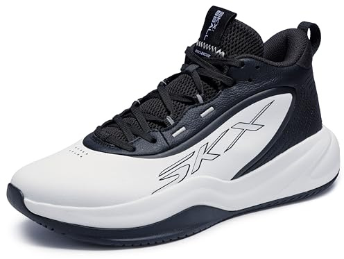 Skechers Men's Pure KLUTCH Performance, Bianco e Nero, 46 EU